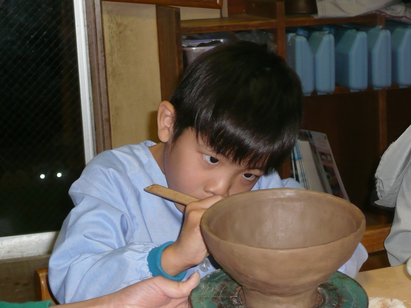 お茶碗つくりの画像