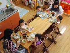 りす・ひよこ組給食２の画像