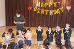 ４月の誕生会の画像